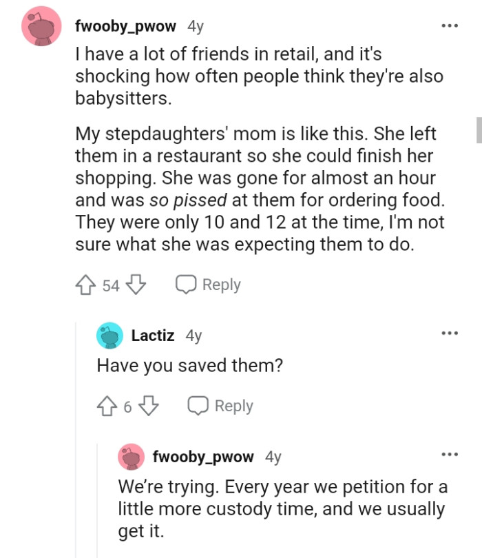 This Redditor has a lot of friends in retail