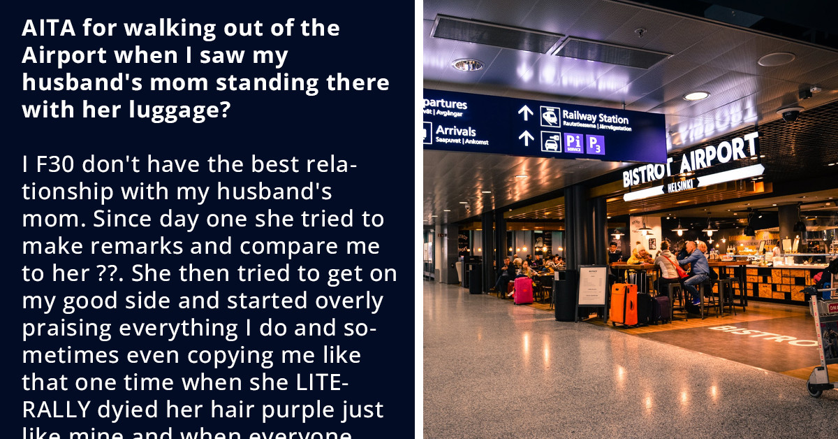 Woman Backs Out Of The Trip With Her Husband After Seeing Her Mother-In-Law With Luggage At The Airport