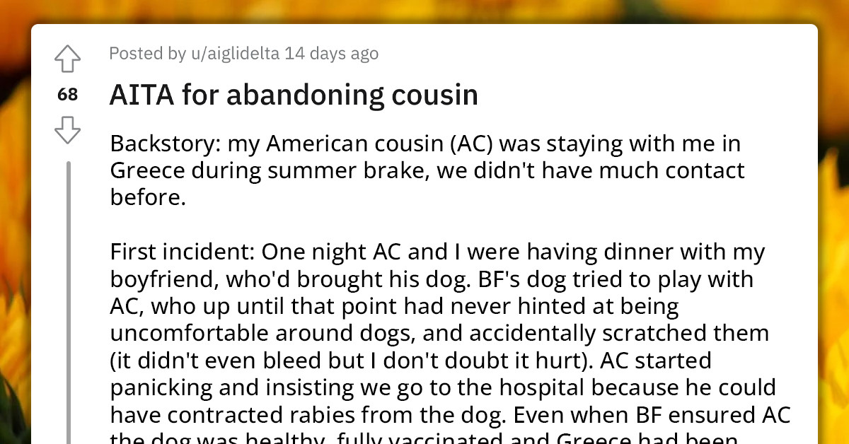 Americans Visiting Greece Insist They Contracted Rabies From a Vaccinated Dog and a Bird That Flew By Them, Then Were Abandoned in the Hospital by Their Host
