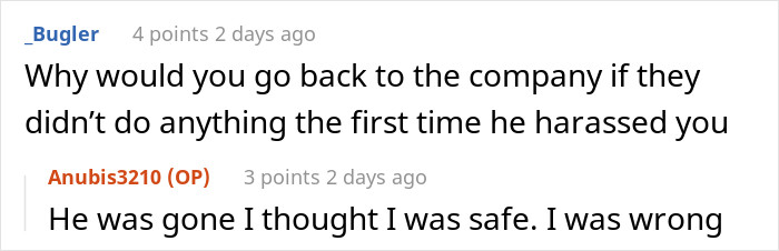 Why go back to the company?