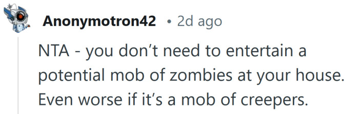 It's not your job to entertain them.