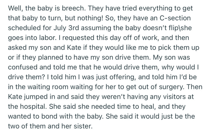 OP was preparing for the D-Day. However, he was shocked when they said his presence wasn’t needed at the hospital