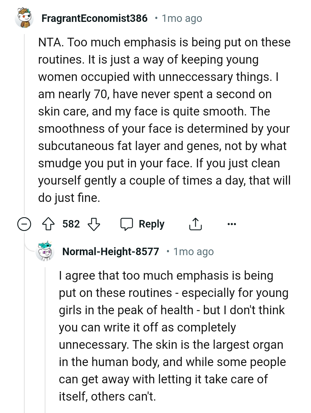 Cleaning yourself a couple of times will do just fine