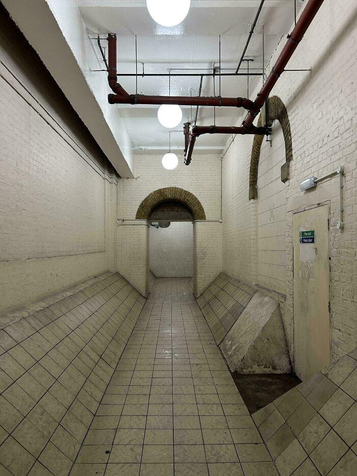 "Between Embankment And Charing Cross Tube Stations In London"