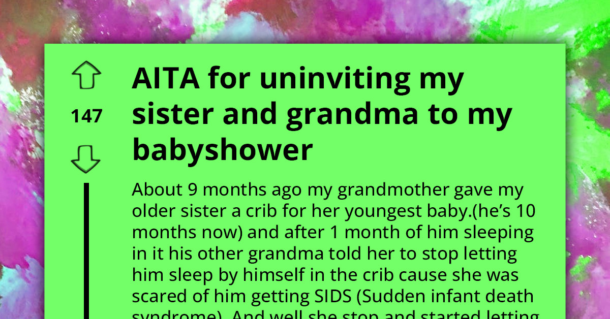 Redditor Boots Sister And Grandmother Off Baby Shower Guest List Over Dog-Pee-Tainted Gift