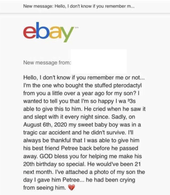 11. A thank-you note from a grateful heart