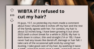 Teen Faces Family Pressure to Cut Her Long Hair