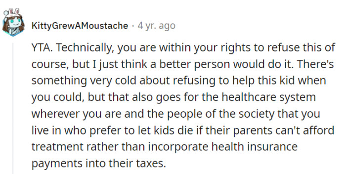 While she's entitled to her choice, a touch of kindness could've been the winning card.