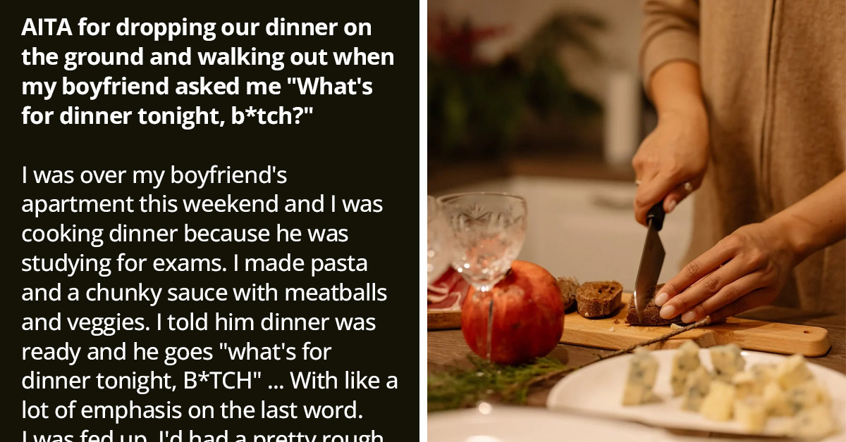 Woman Loses It And Throws Pot On The Floor After Boyfriend Called Her The “B” Word While She Was Cooking Dinner