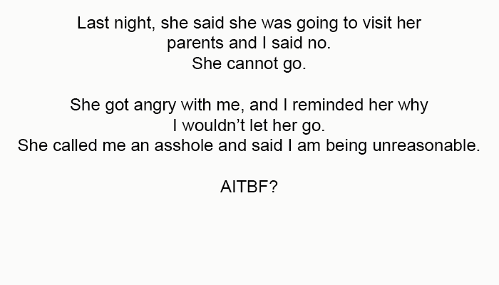 She got angry with me