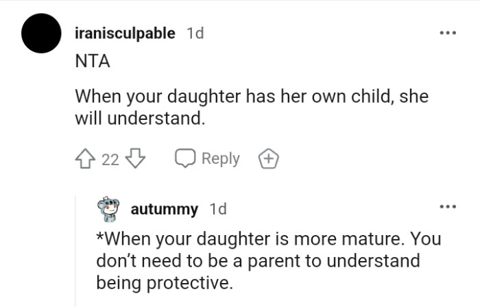 You don't need to be a parent to understand being protective