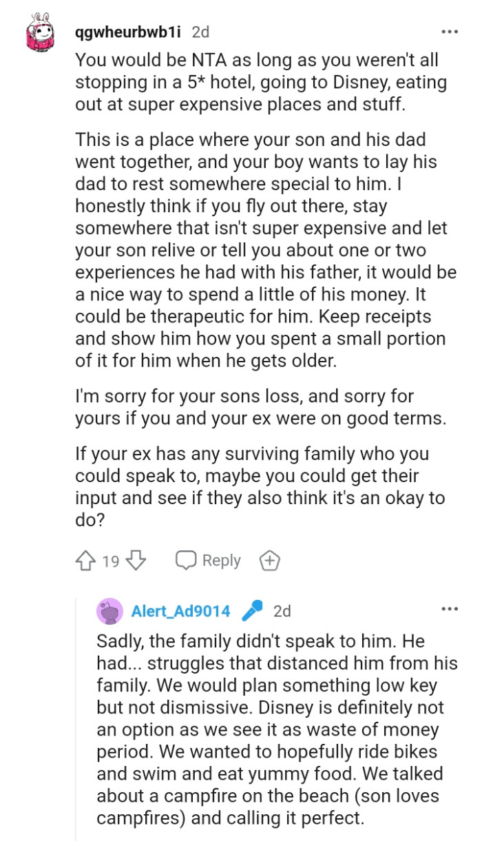 It would be a nice way to spend a little of his money