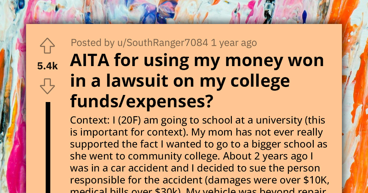 Adult Woman Wins $150,000 In Car Accident Lawsuit, Mother Wants Big Chunk Of It Because "She Gave Her Life"