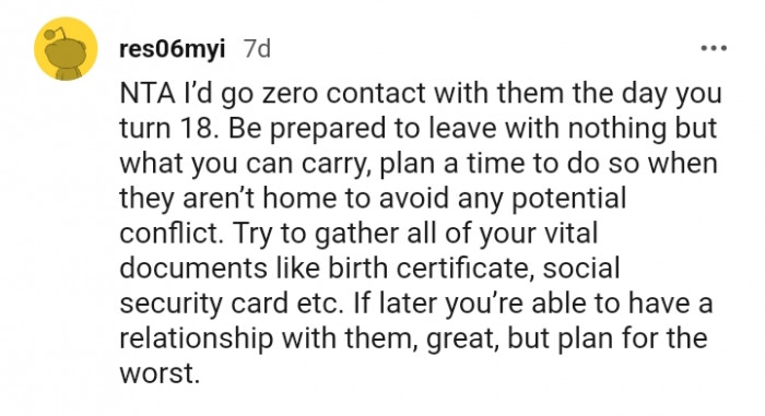 You need to plan for the worst