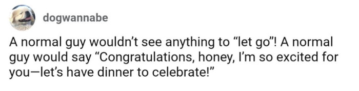 And actually celebrate her achievement