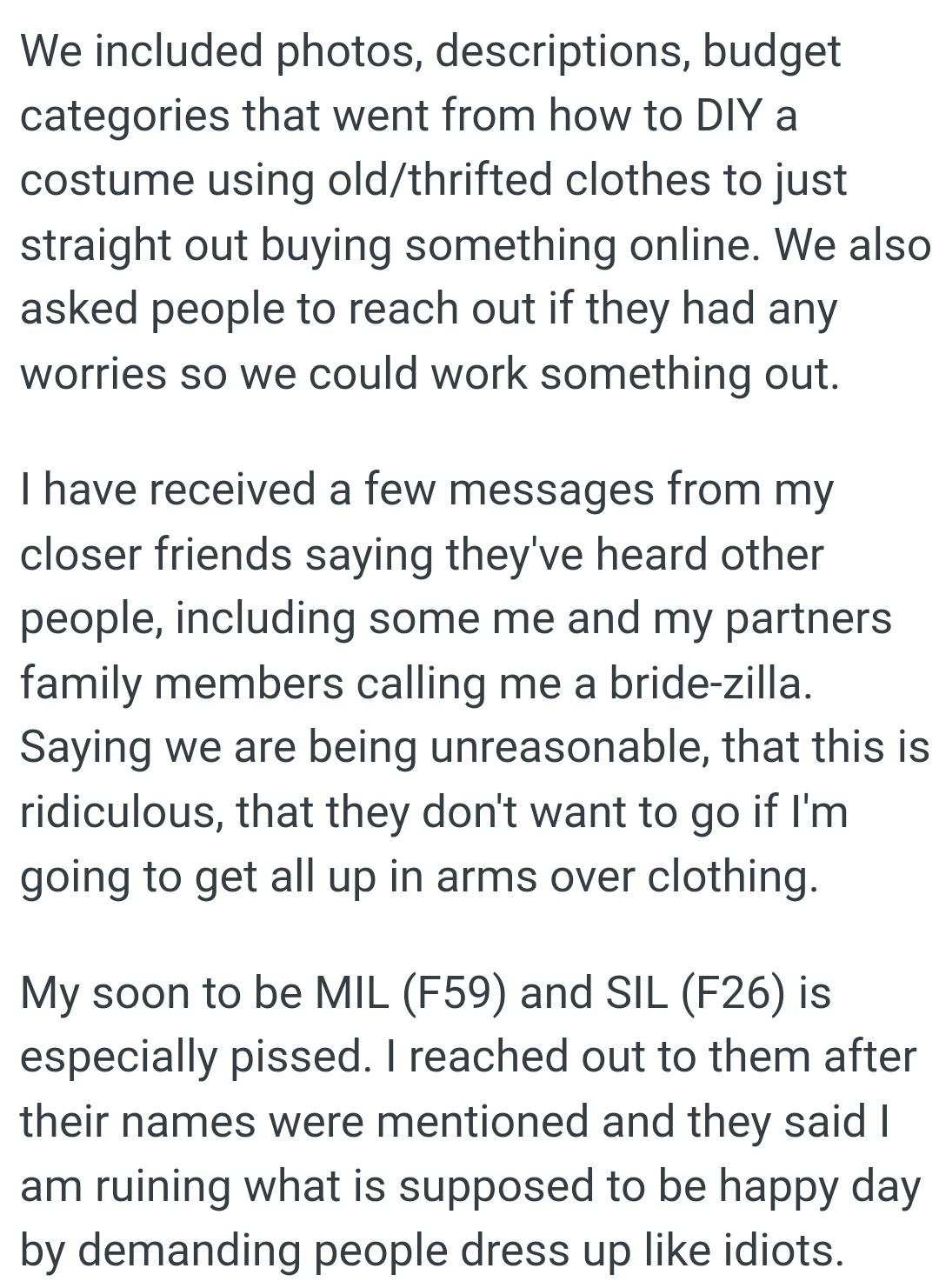 They asked people to reach out if they had any worries