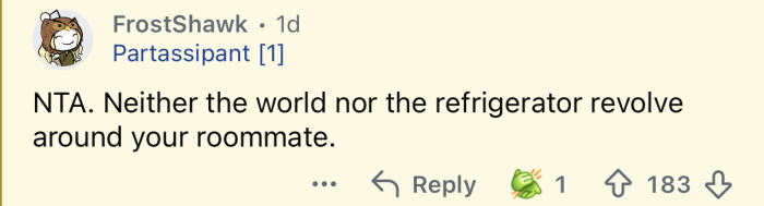 The world doesn’t revolve around them.