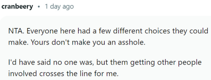 Involving other people makes them AHs