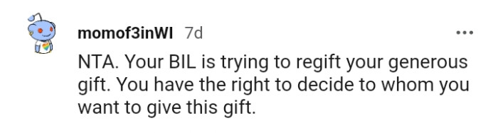 Let's head into the comments section and find out what other redditors have to say regarding the OP's story.