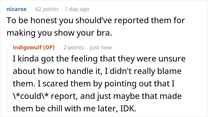 You should have made a report for what they made you do.