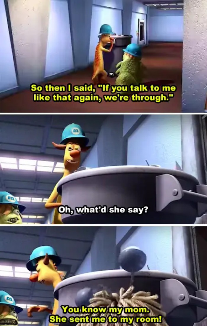 25. In Monsters, Inc., when Smitty and Needleman were supremely underrated