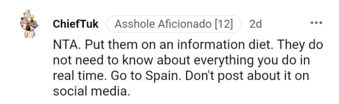 Don't post about it on social media