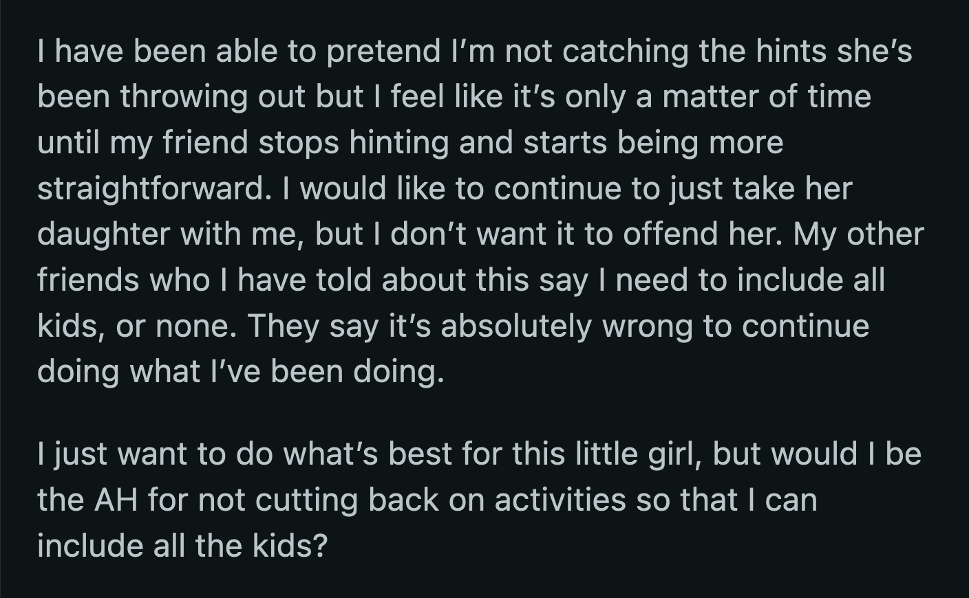 It is a big responsibility, and OP would have to stretch her budget to the limit if she brought all five children with her.