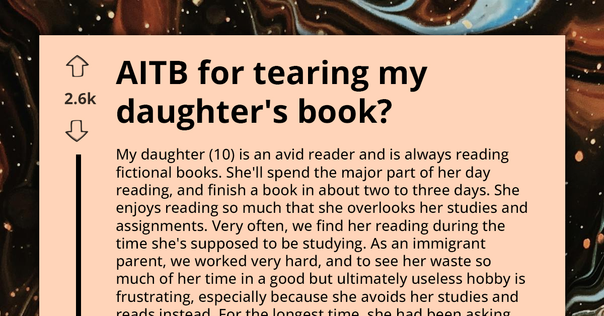 Tiger Parent Rips Up Daughter's Book For Not Sticking To Enforced Summer Reading Schedule
