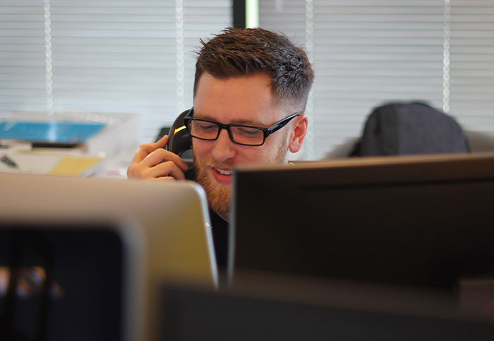 25. Being a customer service agent is hard work