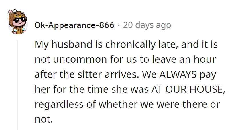 Compensation, consideration.