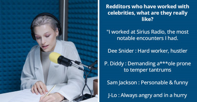 30+ People Share Their Entertaining Stories About Working With Celebrities