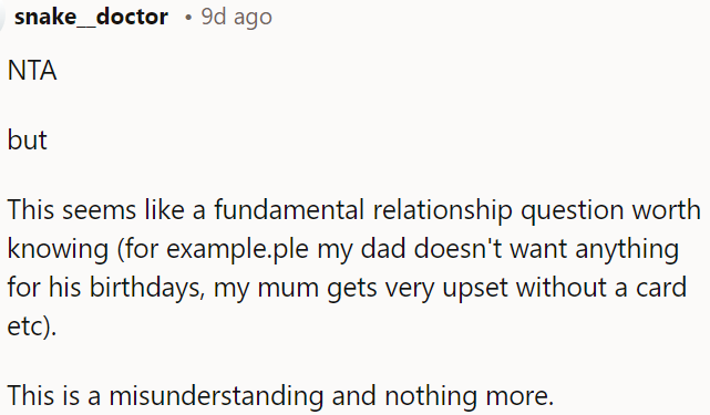 This situation might stem from miscommunication or differing perspectives.