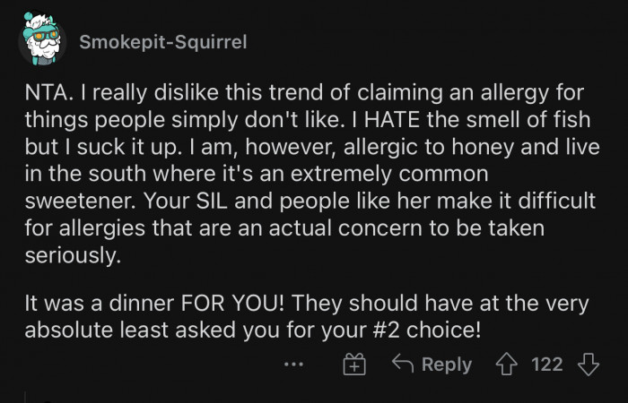 OP should have the first, second, and third picks. That day should've been all about her.