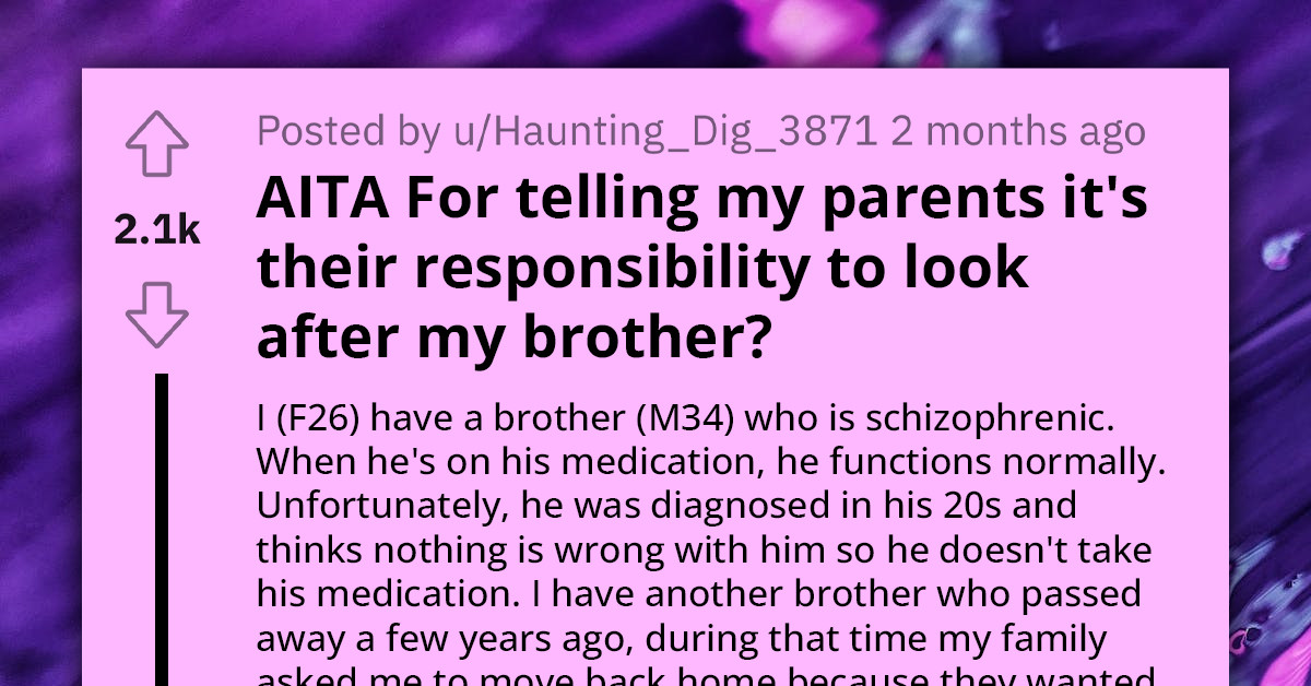 Distraught Woman Cries Out As Parents Coerce Her Into Catering To Her Mentally Disabled Brother At The Expense Of Her Life