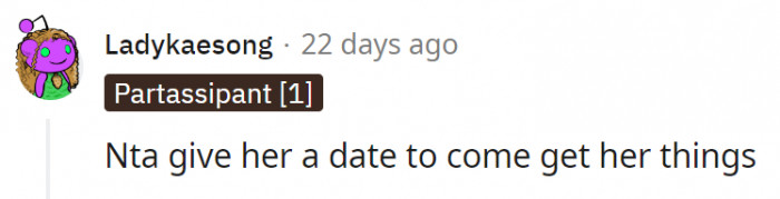 10. Get her out nice and quick