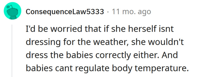 What about the babies?