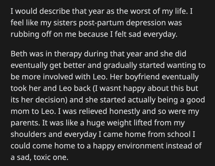 OP was teary-eyed, and her grandmother noticed. When asked what was wrong, OP couldn't keep her tears from falling.