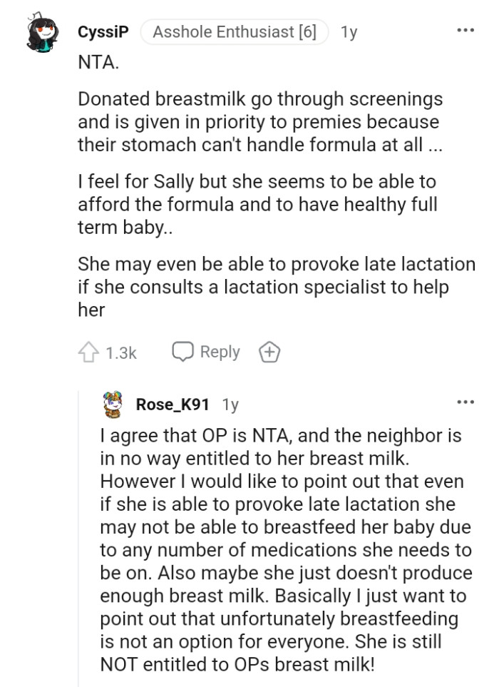 She seems to be able to afford the formula