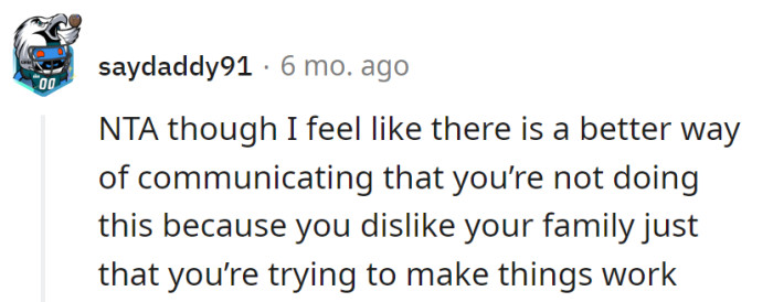 OP's not anti-family, just a master at dodging kiddo meltdowns in the chaotic sitcom of life.