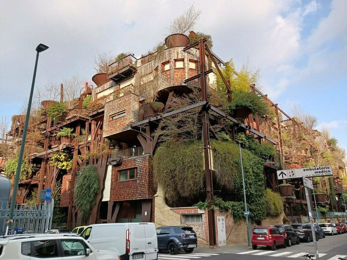 "Absolutely Insane Apartment Building In Turin I Just Stumbled Upon"