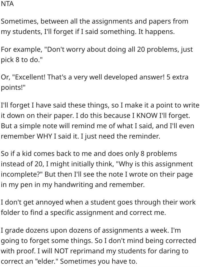 8. Holding people accountable for their words is necessary.