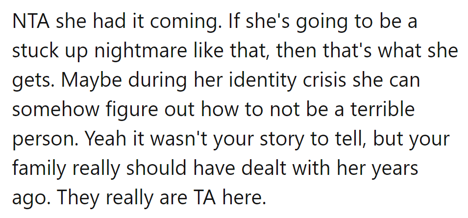 K's identity crisis: a sequel to her stuck-up nightmare. Redemption arc pending.