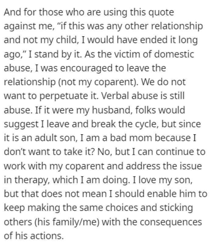 OP is sick and tired of domestic abuse