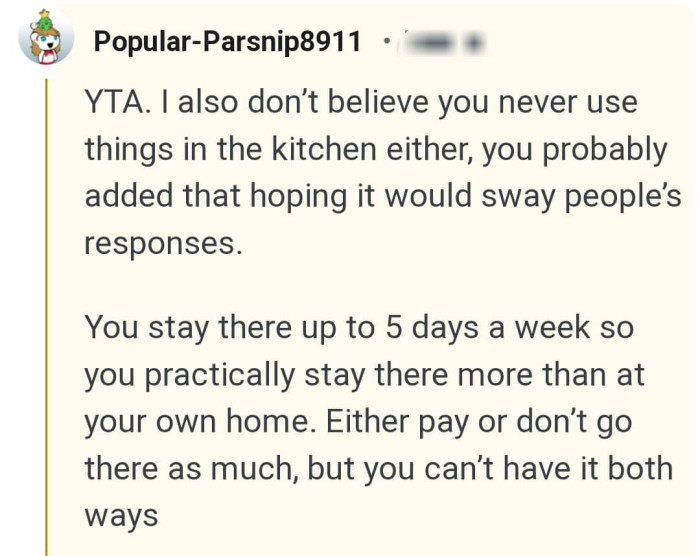 The OP has two options to choose from