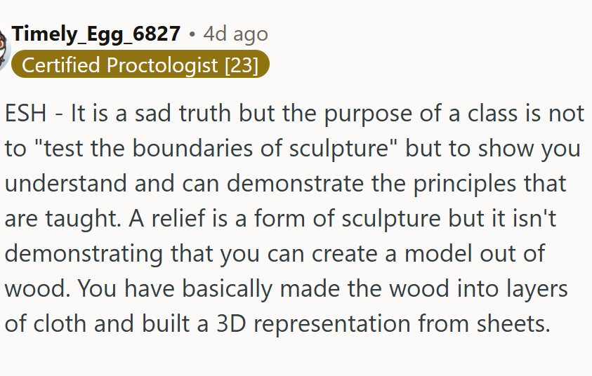 The purpose of a class is not to 