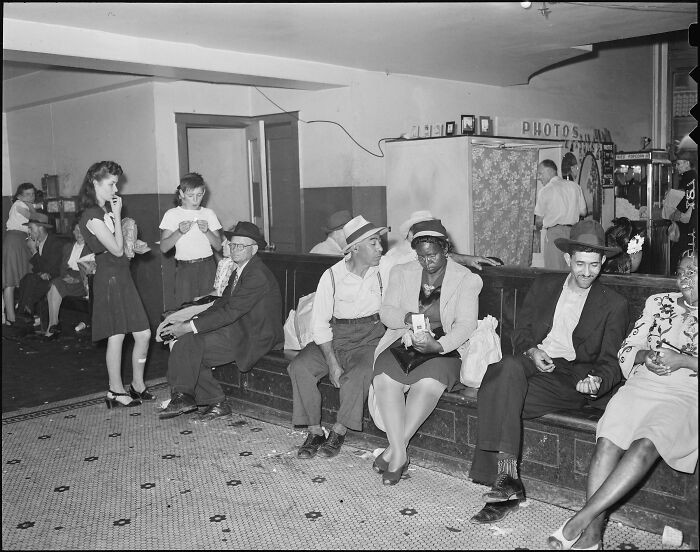 "Russell Lee, People In The Bus Station. Welch, Mcdowell County, West Virginia, 1946"