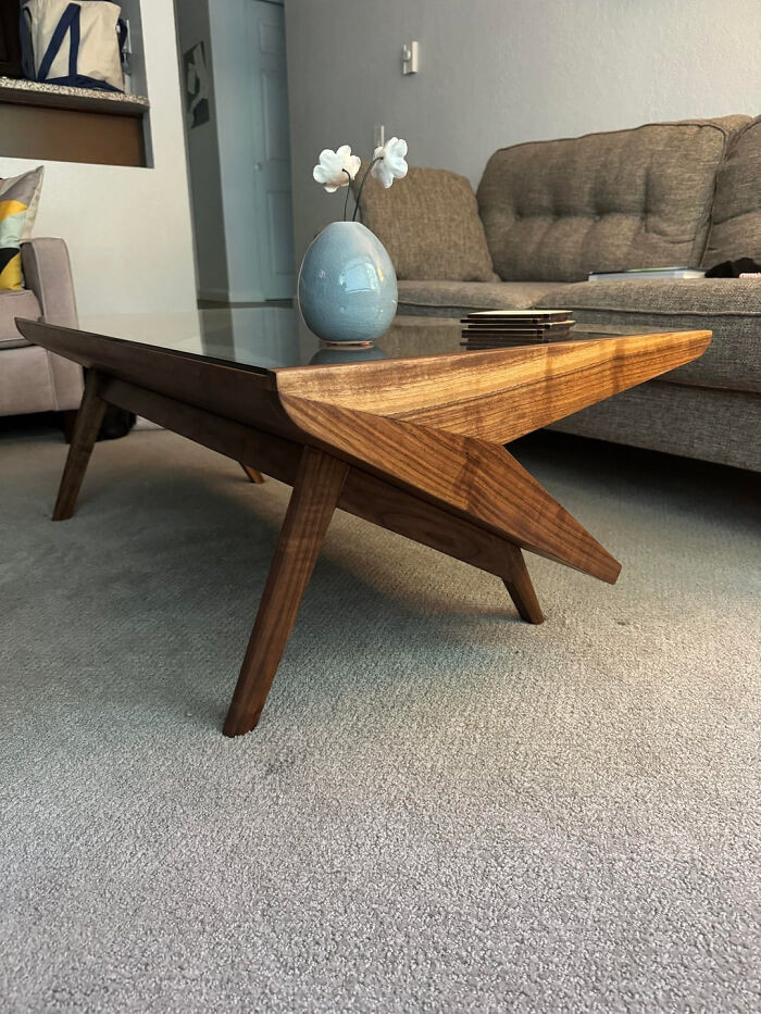 "I Have To Gush - Look At The Coffee Table My Boyfriend Made Me"