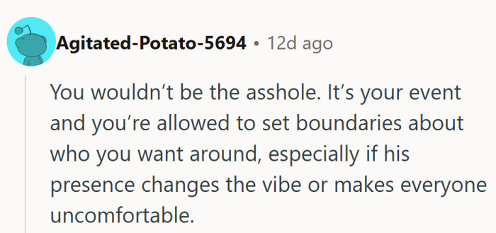Nothing kills a good night out faster than a plus-one who turns the vibe into a group therapy session.