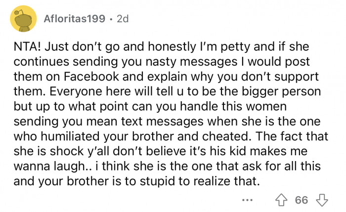 You can choose to be the bigger person, but things will get worse for you.