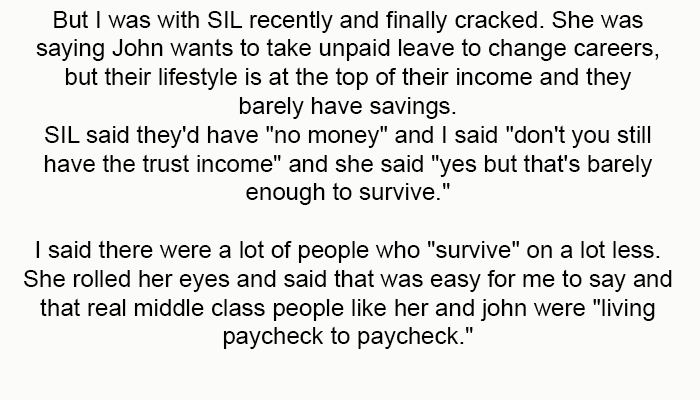 I said there were a lot of people who 